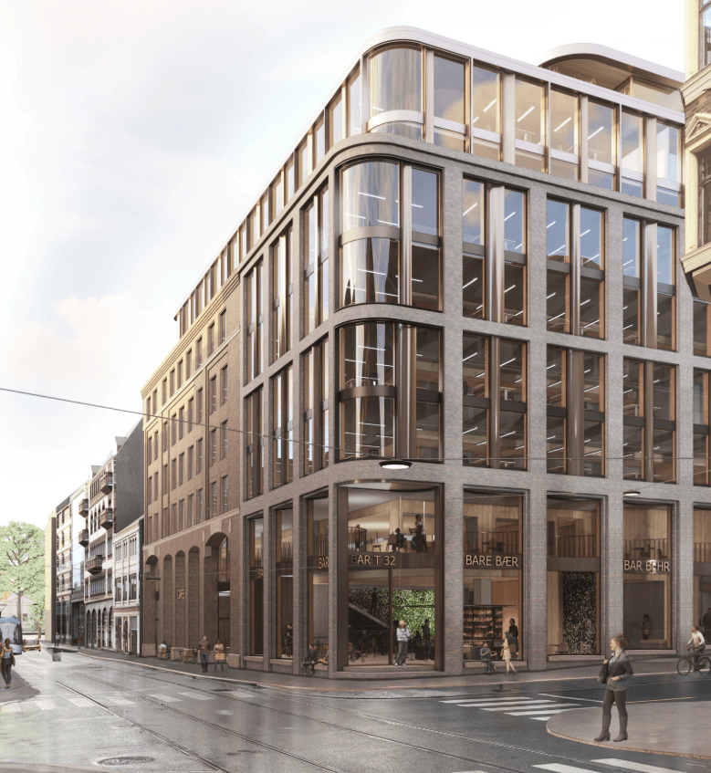 Qvarteret kontorbygg i Oslo — ventilasjonsprosjektering av KM Prosjektering